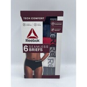 REEBOK Women's Tech Comfort 6 Seamless Briefs 2XL SEALED